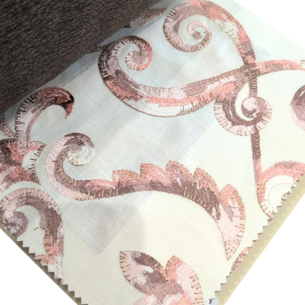 Carole Fabrics Home Fabric Sample Book Crafting Sewing Reserve Pink Diamonds